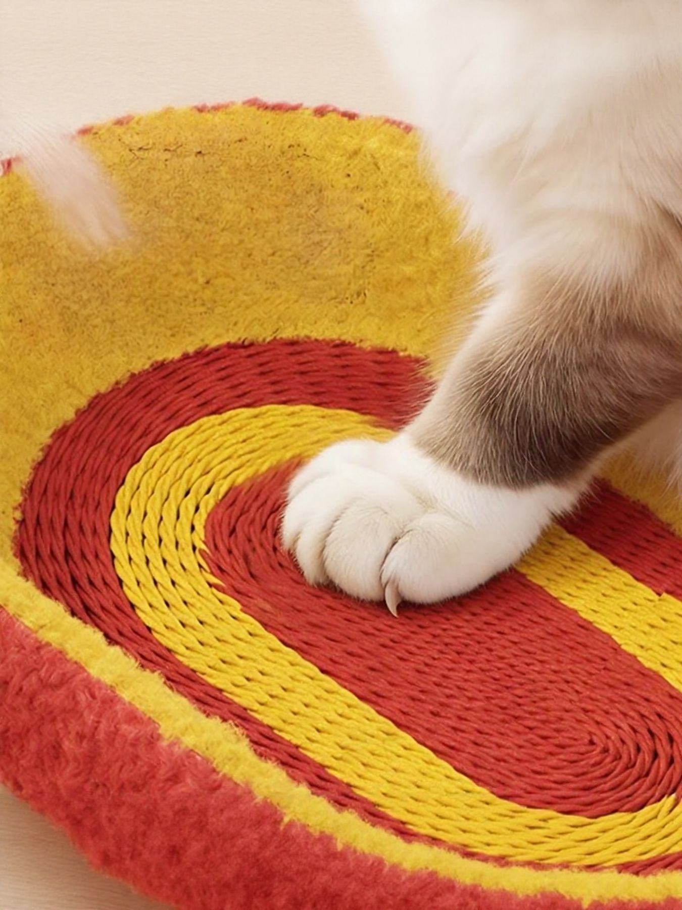Oval Cotton Cord Cat Scratching Lounge Bed – view 5