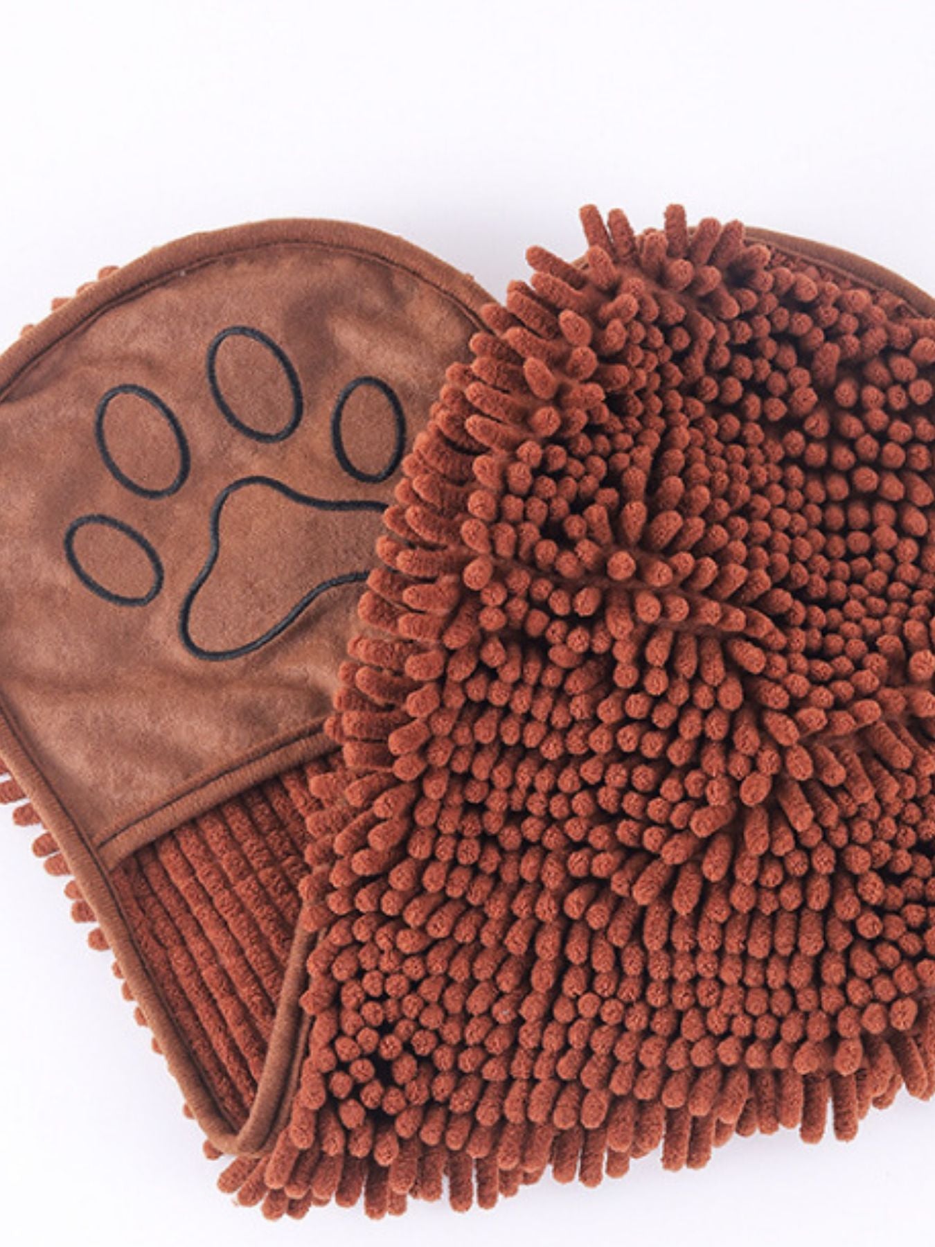 Paw Print Polyester Pet Towel – Soft Absorbent Drying Towel for Dogs & Cats – view 8