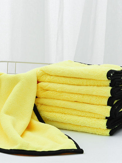 Paw Print Polyester Pet Towel – Soft Absorbent Drying Towel for Dogs & Cats – view 9