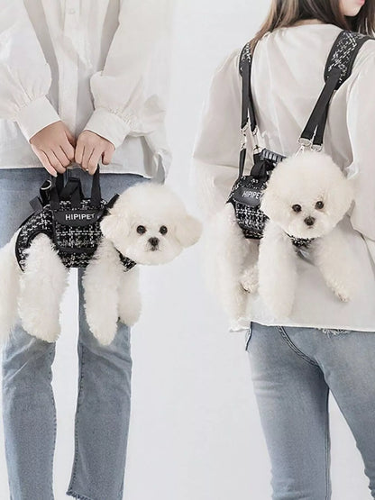 Plaid Pet Harness & Leash Set – 3-Piece Walking Set for Dogs & Cats – view 2