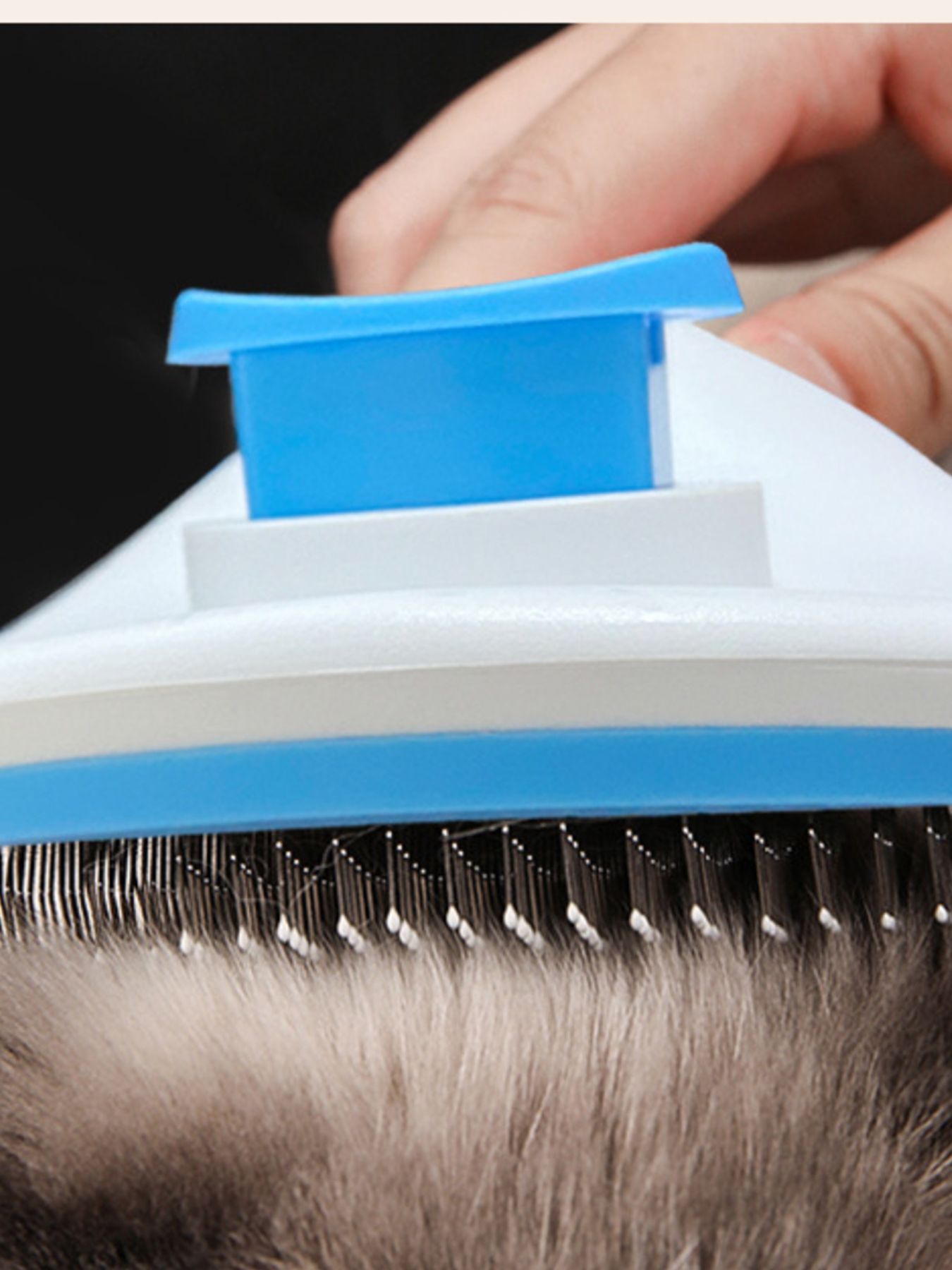 Plastic Pet Hair Remover Deshedding Comb – view 3