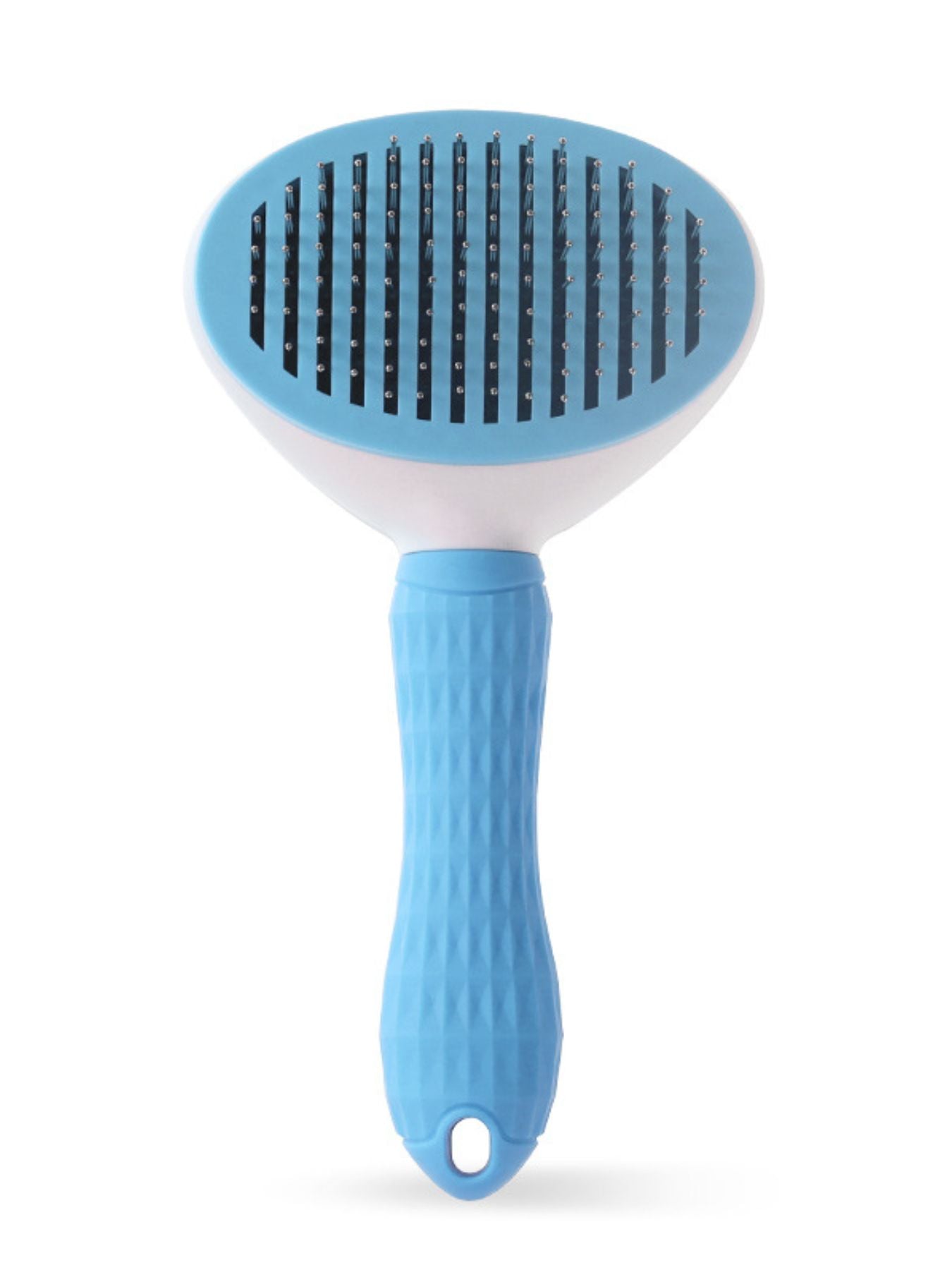 Plastic pet hair remover deshedding comb for dogs and cats