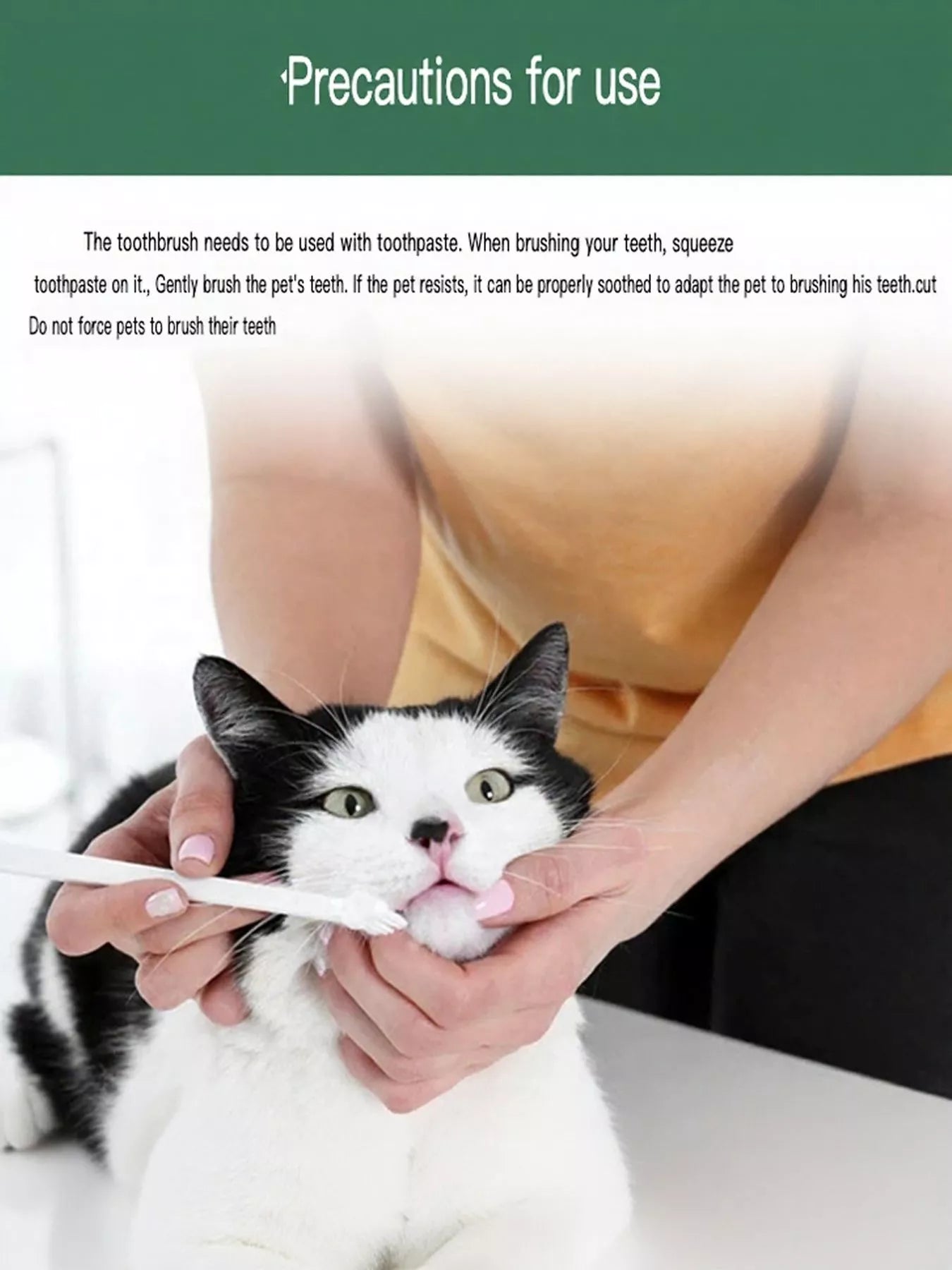 Plastic Pet Toothbrush for Dogs and Cats – view 5