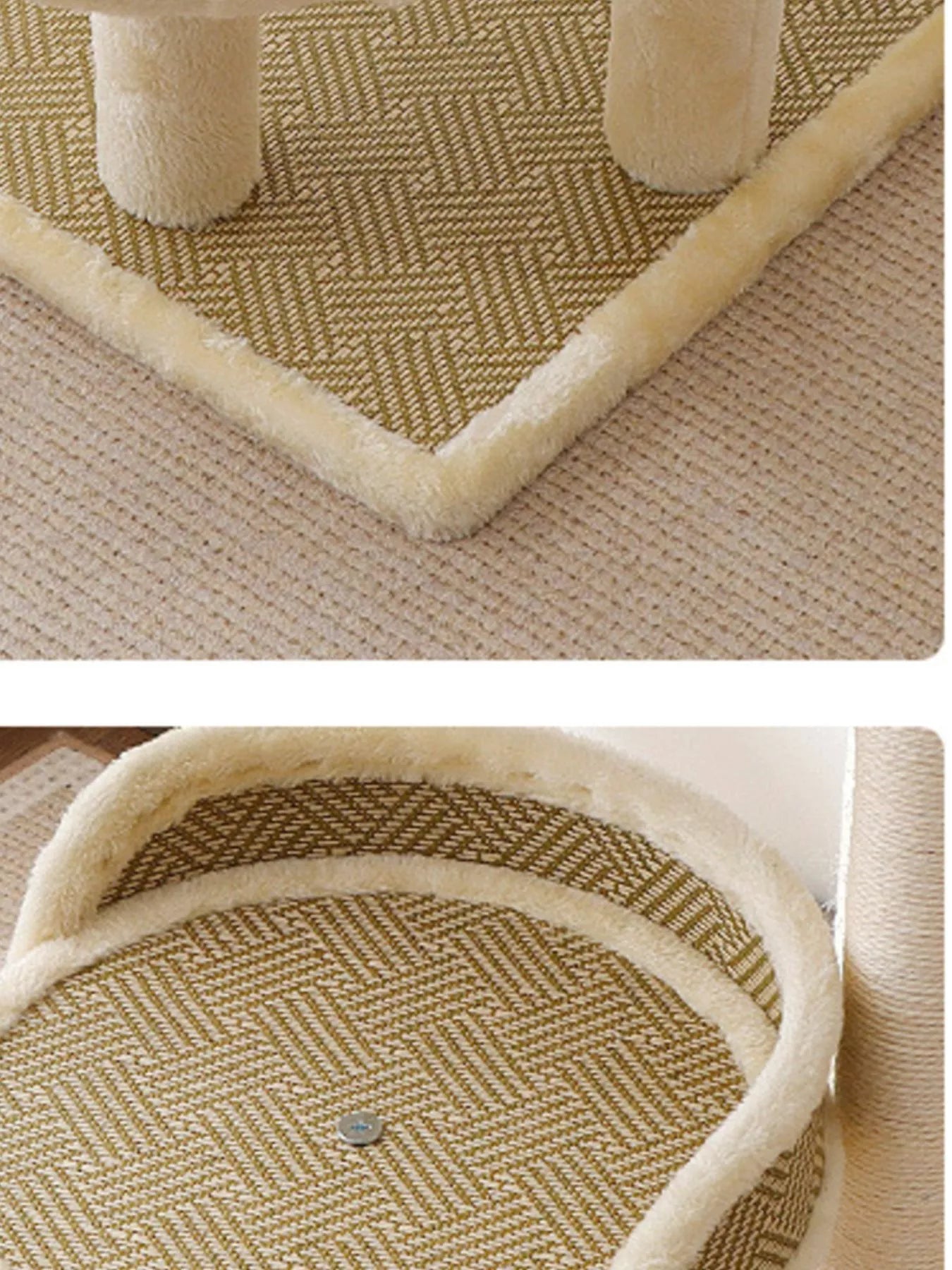Plush Sisal Cat Tree Condo with Scratching Posts – view 6