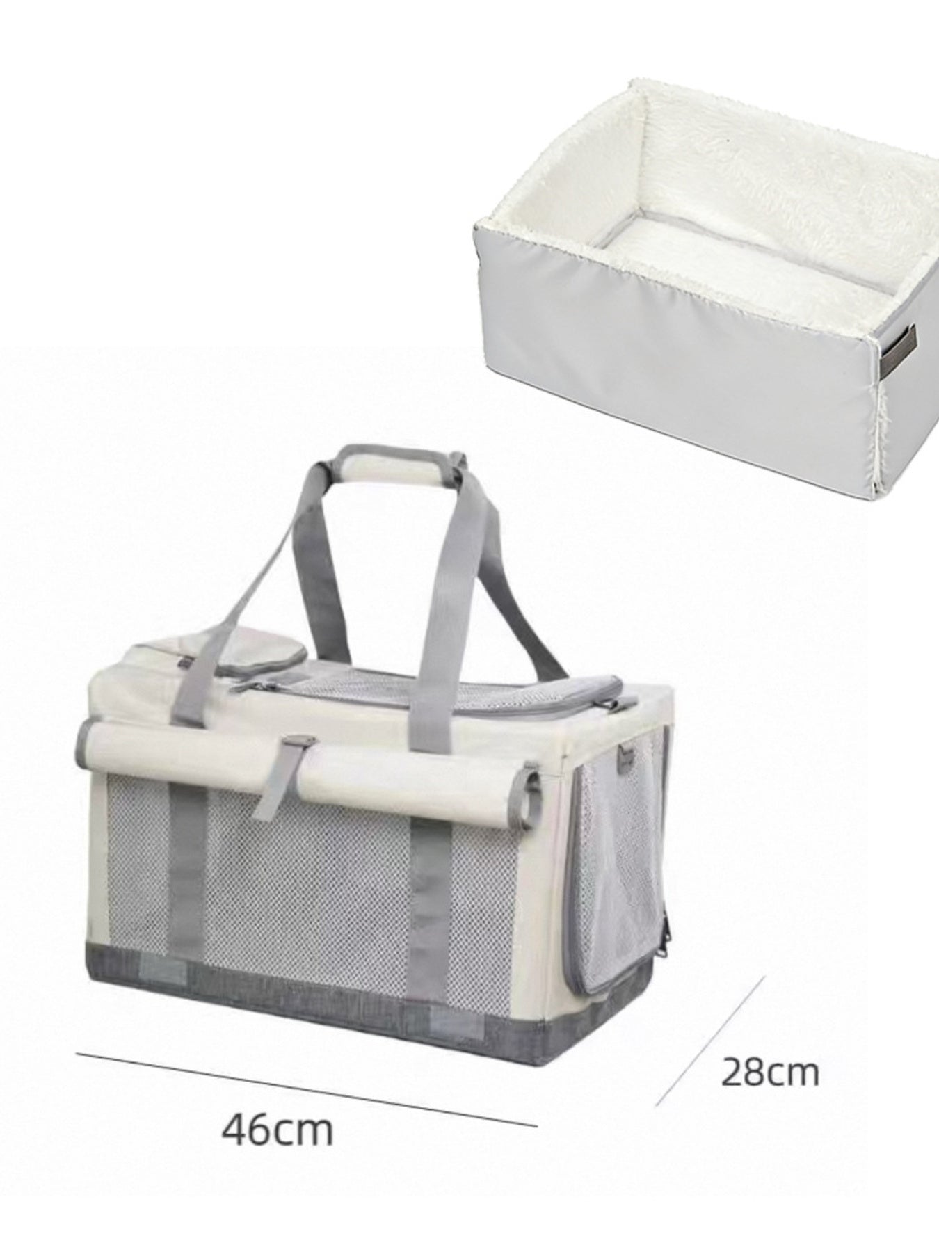 Portable Breathable Polyester Pet Carrier Bag – Medium Travel Bag for Dogs & Cats – view 7
