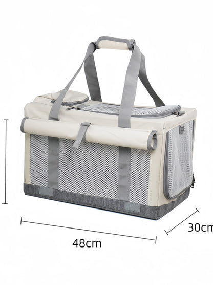 Portable Breathable Polyester Pet Carrier Bag – Medium Travel Bag for Dogs & Cats – view 8