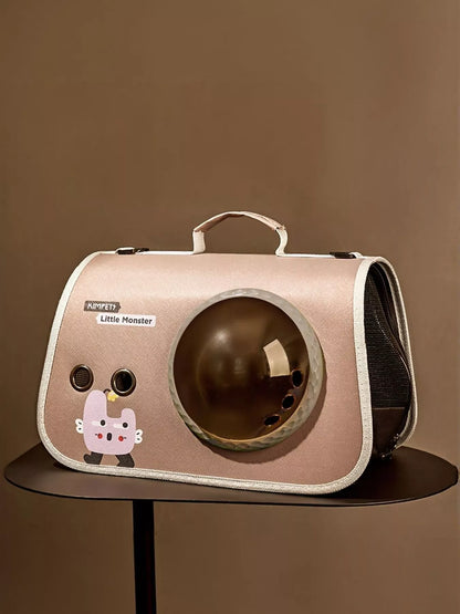 Portable Bubble Window Pet Carrier Bag – Medium Transparent View Bag for Cats & Dogs – view 5