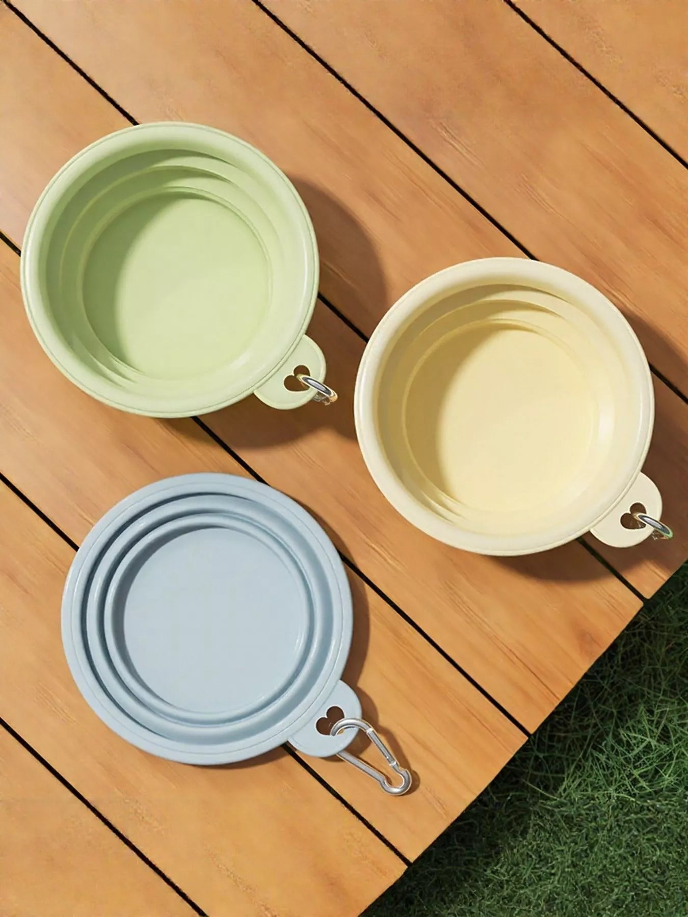 Portable Collapsible TPE Pet Bowl – Foldable Travel Food & Water Bowl for Dogs & Cats – view 2