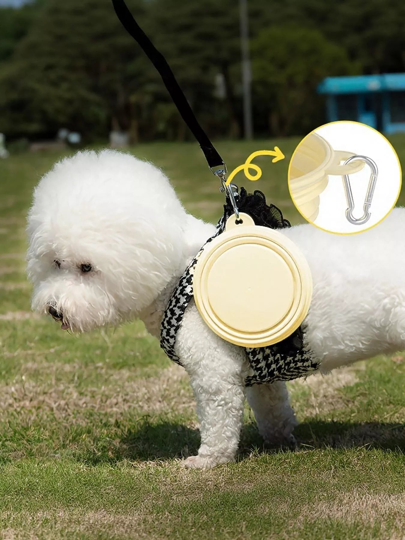 Portable Collapsible TPE Pet Bowl – Foldable Travel Food & Water Bowl for Dogs & Cats – view 3