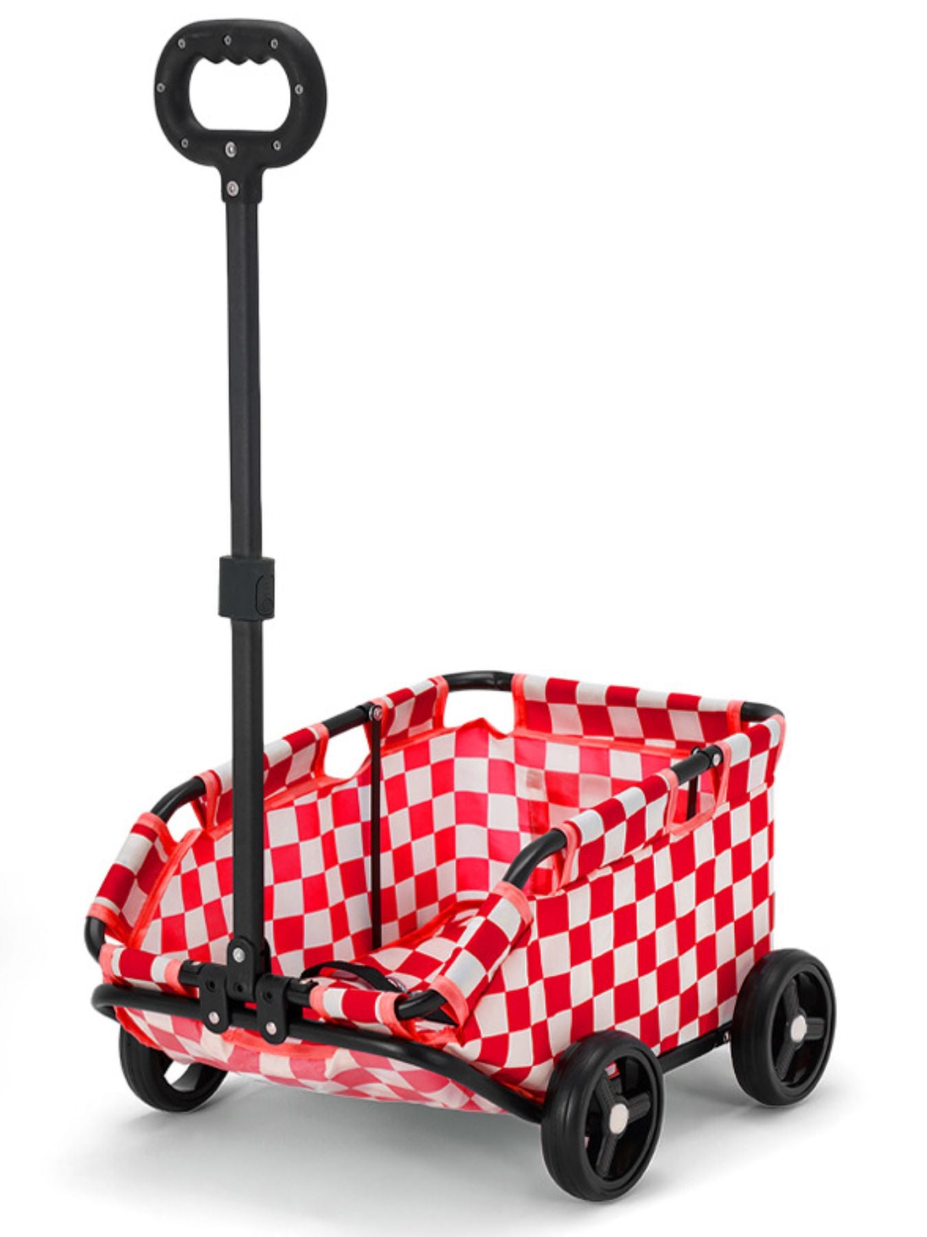 Portable Folding Polyester Pet Stroller Wagon – Medium Travel Stroller for Dogs & Cats – view 9