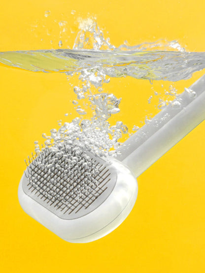 Portable Plastic Pet Hair Remover Brush – Lightweight Grooming Brush for Dogs & Cats – view 8