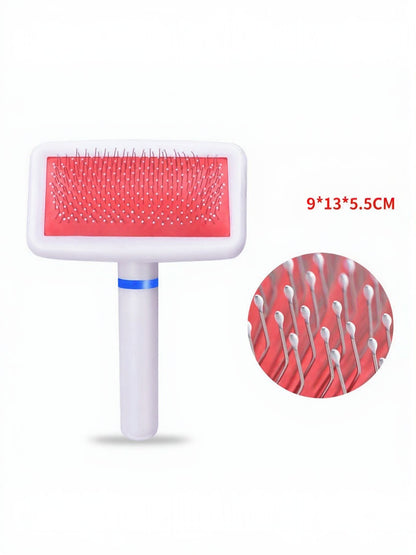Portable Plastic Pet Hair Remover Comb – Deshedding Grooming Tool for Dogs & Cats – view 10