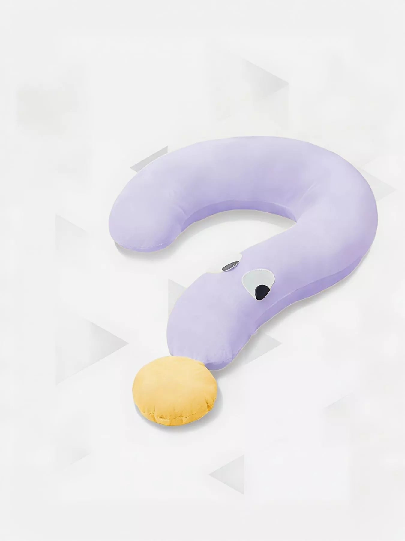 Question Mark Shaped Plush Pet Bed – Semi-Enclosed Cotton Nest for Cats & Small Dogs – view 2