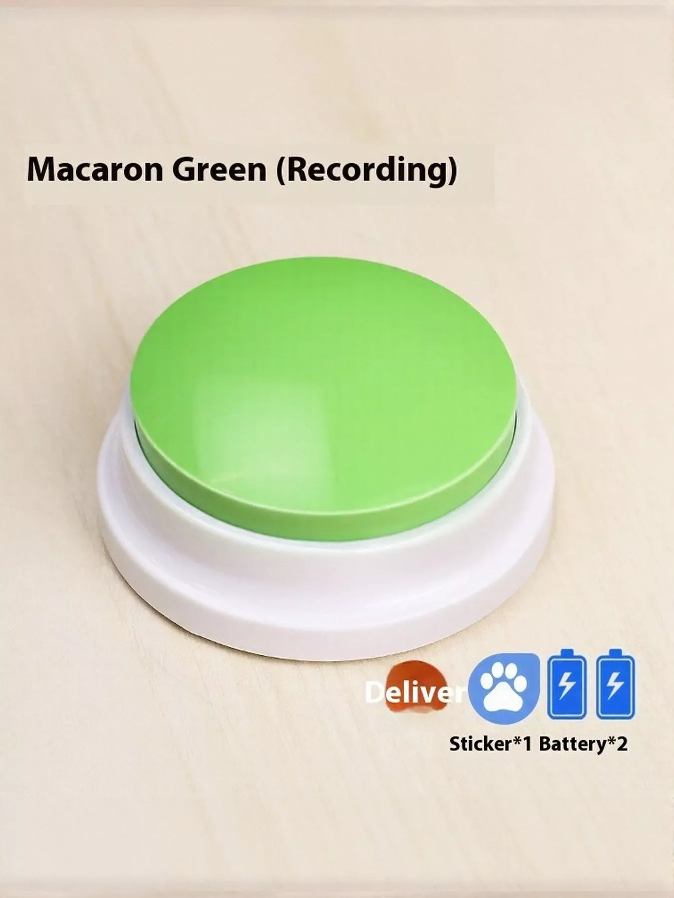 Recordable Talking Pet Sound Buttons – Electric Plastic Communication Buttons for Dogs & Cats – view 13
