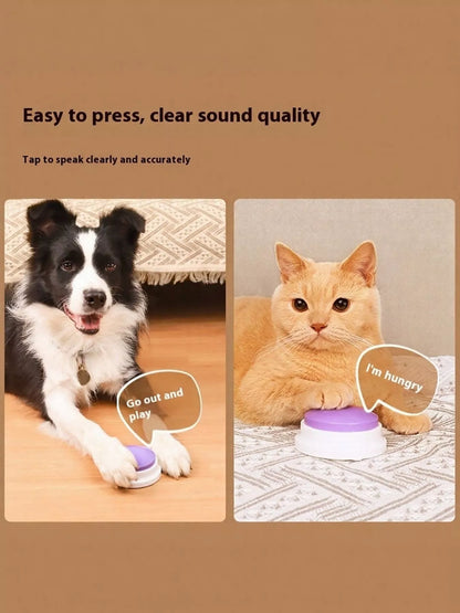 Recordable Talking Pet Sound Buttons – Electric Plastic Communication Buttons for Dogs & Cats – view 4
