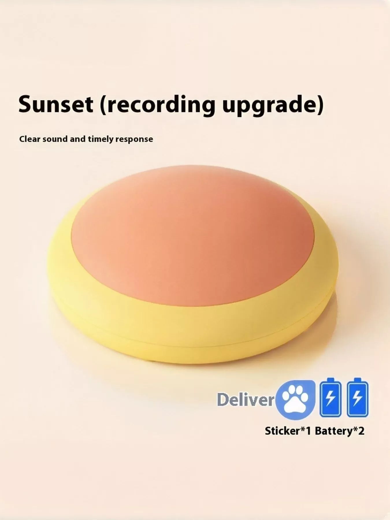Recordable Talking Pet Sound Buttons – Electric Plastic Communication Buttons for Dogs & Cats – view 9