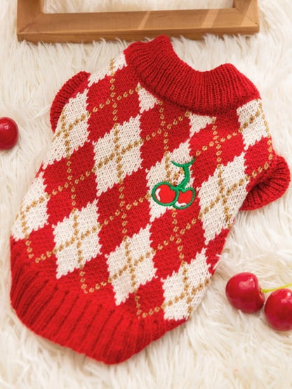 Ribbed Knit Pet Sweater – Cozy Warm Pullover for Dogs & Cats – view 16