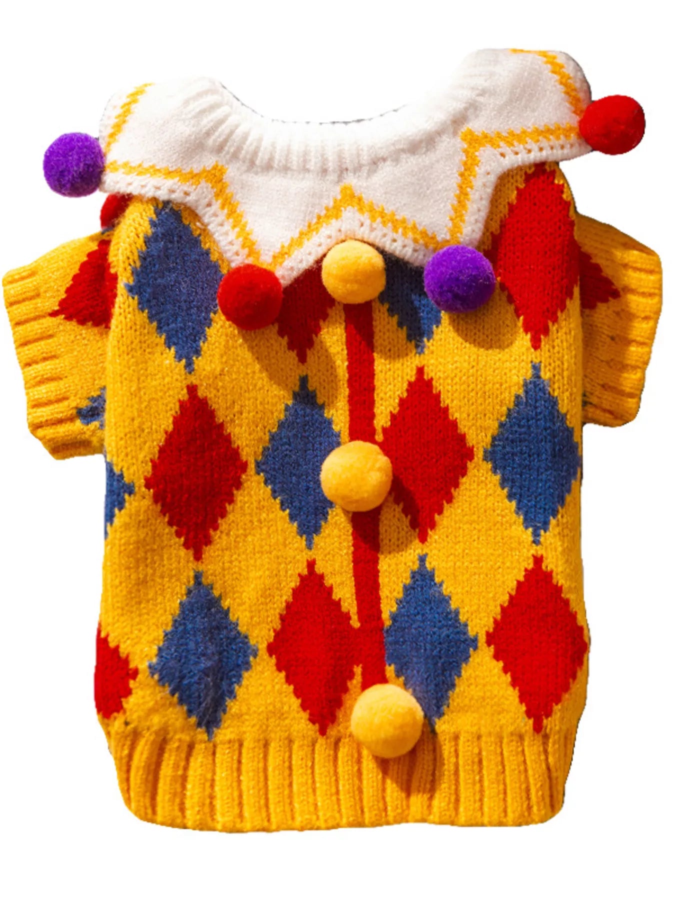Ribbed Knit Pet Sweater – Cozy Warm Pullover for Dogs & Cats – view 3