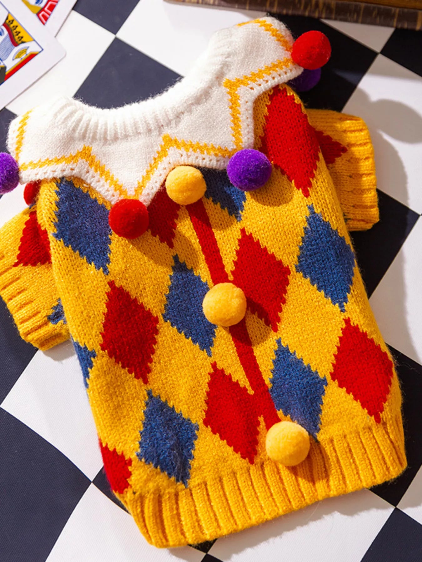 Ribbed Knit Pet Sweater – Cozy Warm Pullover for Dogs & Cats – view 8