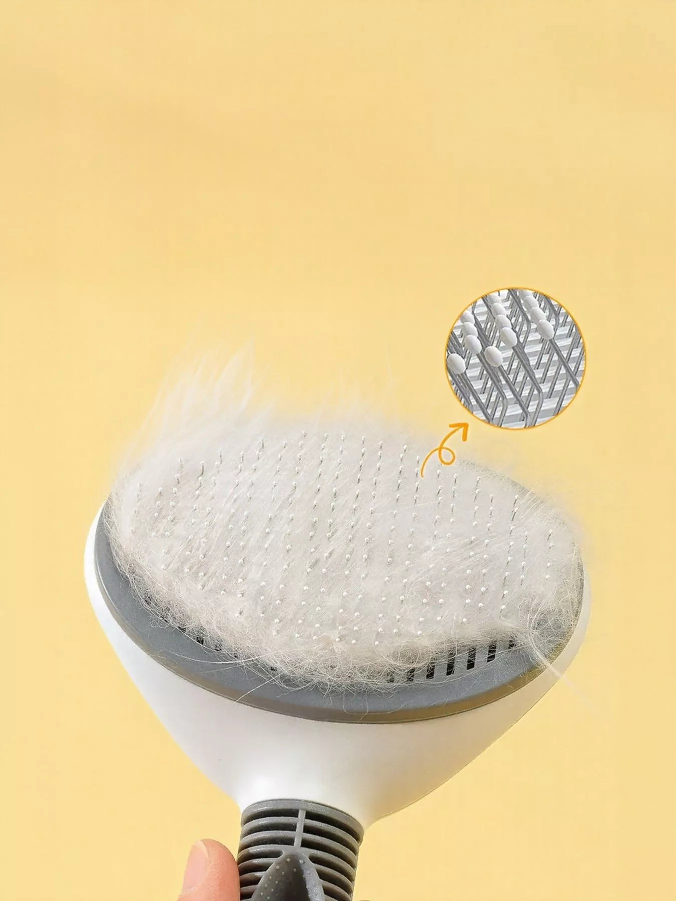 Self-Cleaning Slicker Pet Hair Remover Brush – view 3