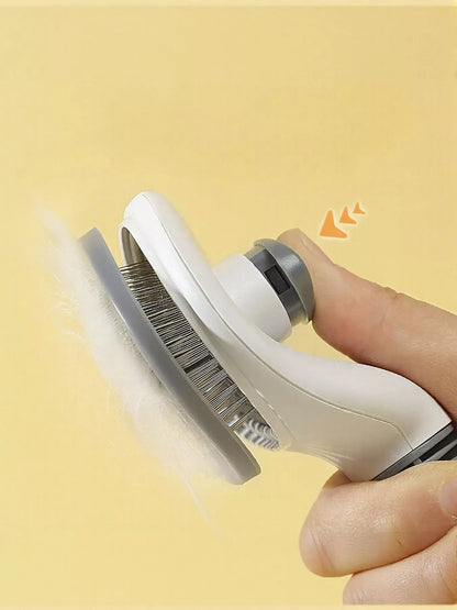 Self-Cleaning Slicker Pet Hair Remover Brush – view 6
