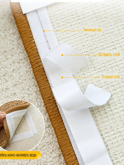 Sofa Protector Linen Cat Scratching Mat – Anti-Scratch Furniture Guard for Cats, XS–XL – view 3