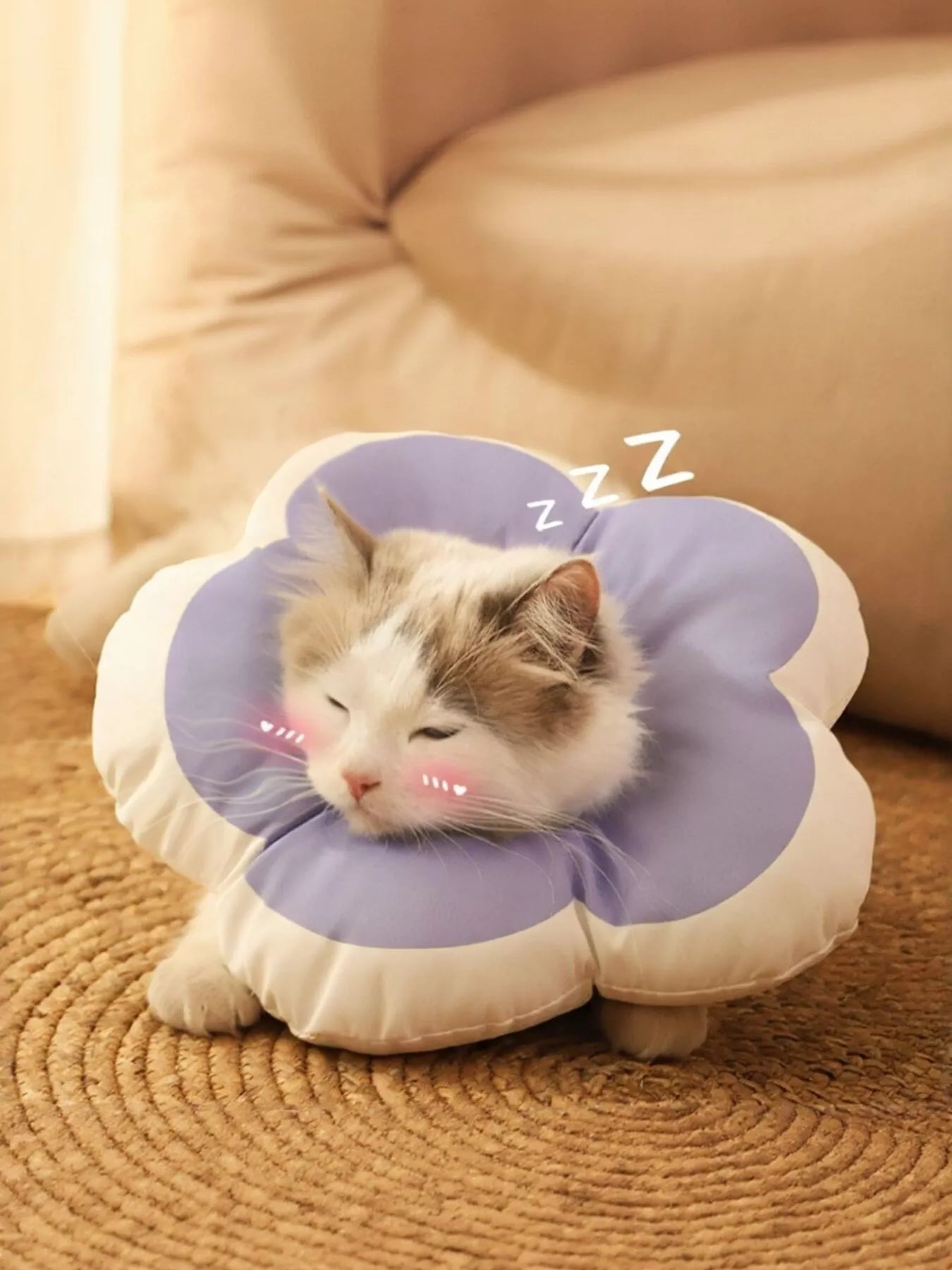 Soft Flower-Shaped Pet Recovery Collar – Comfortable Cone Alternative for Dogs & Cats – view 2