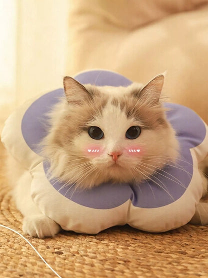 Soft Flower-Shaped Pet Recovery Collar – Comfortable Cone Alternative for Dogs & Cats – view 3