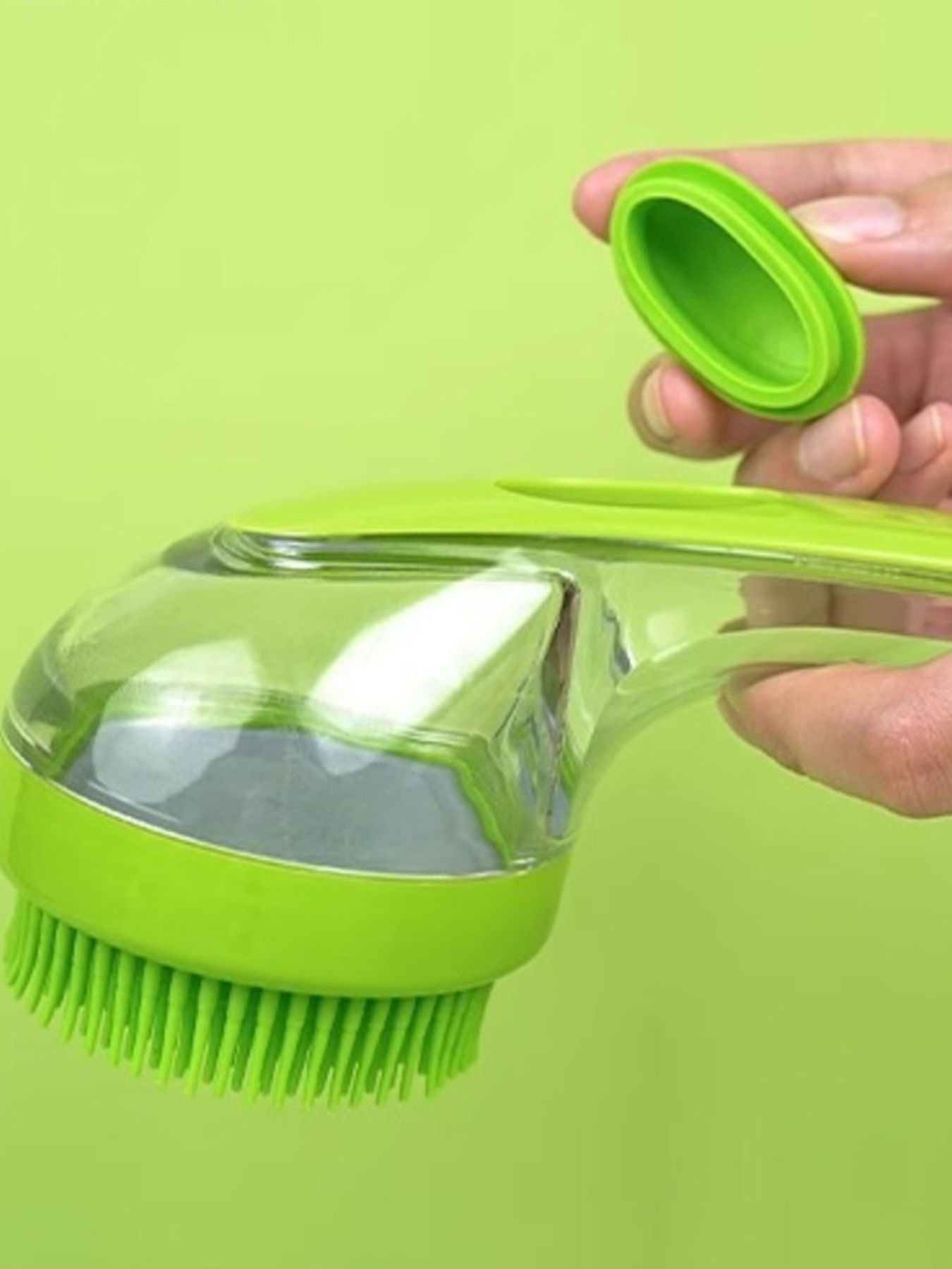 Soft Plastic Pet Shower Grooming Brush – view 12