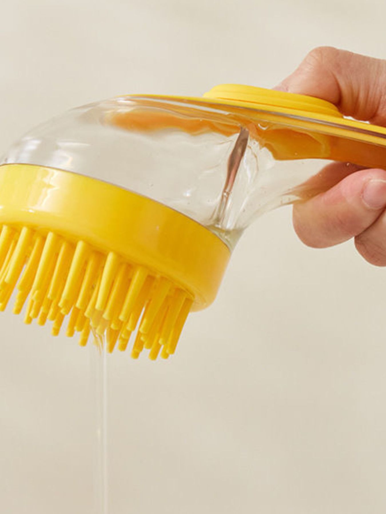 Soft Plastic Pet Shower Grooming Brush – view 3