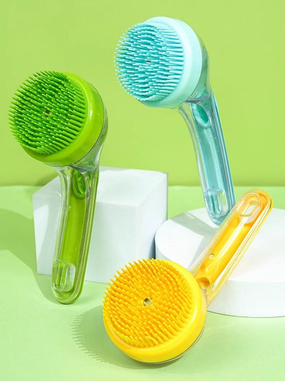 Soft Plastic Pet Shower Grooming Brush – view 4