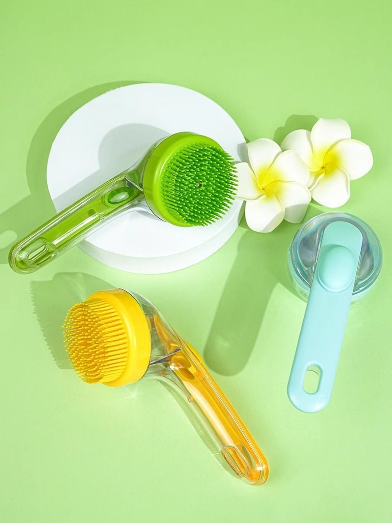 Soft Plastic Pet Shower Grooming Brush – view 5