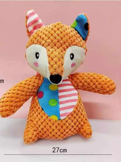 Soft Plush Animal Squeaky Pet Toy – view 10