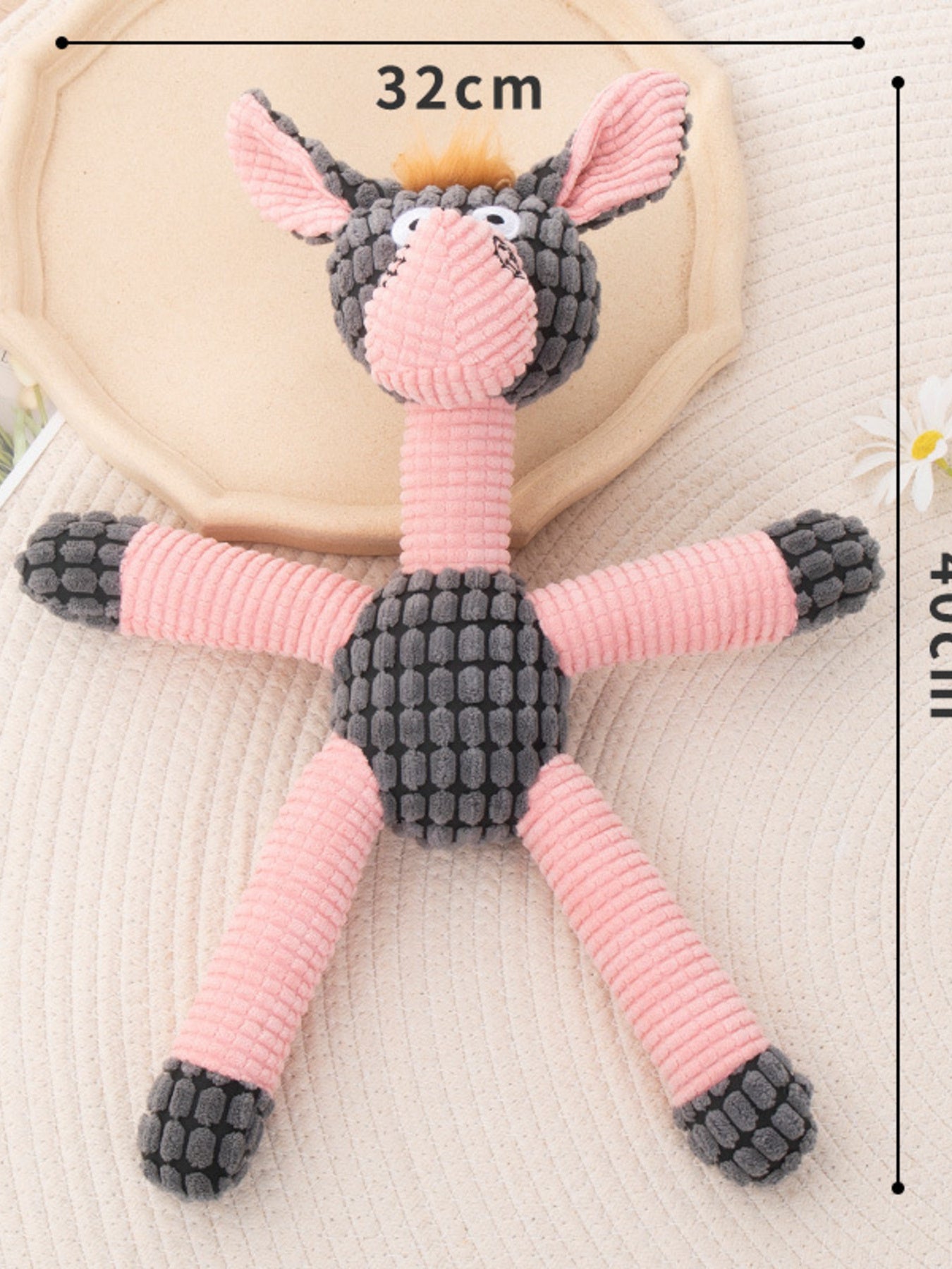 Soft Plush Animal Squeaky Pet Toy – view 11
