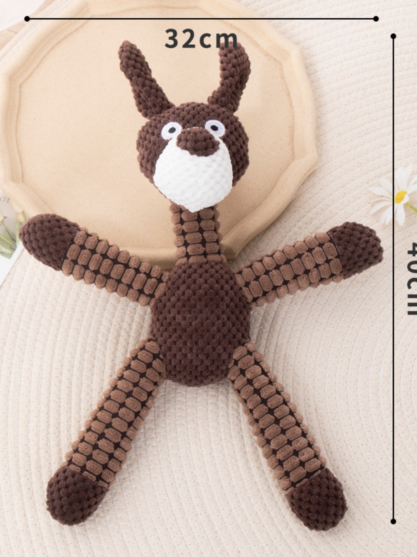 Soft Plush Animal Squeaky Pet Toy – view 12