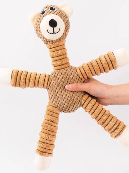 Soft Plush Animal Squeaky Pet Toy – view 13