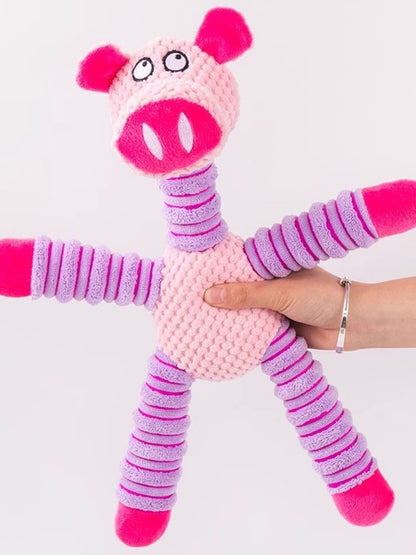 Soft Plush Animal Squeaky Pet Toy – view 5