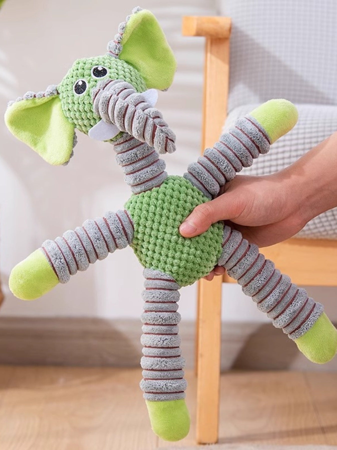 Soft Plush Animal Squeaky Pet Toy – view 8