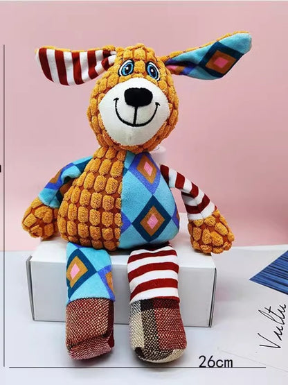 Soft Plush Animal Squeaky Pet Toy – view 9