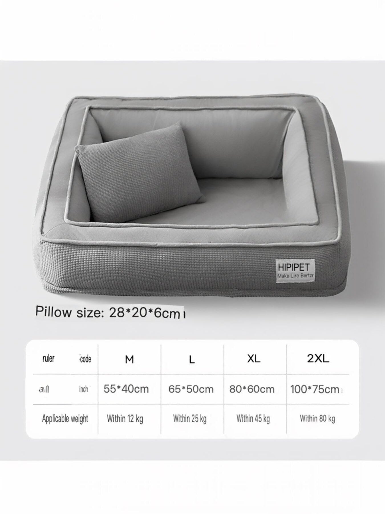 Soft Plush Polyester Pet Bed – Semi-Enclosed Washable Nest for Dogs & Cats, M–2XL – view 11