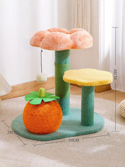 Soft Plush Sisal Cat Scratching Post – view 3