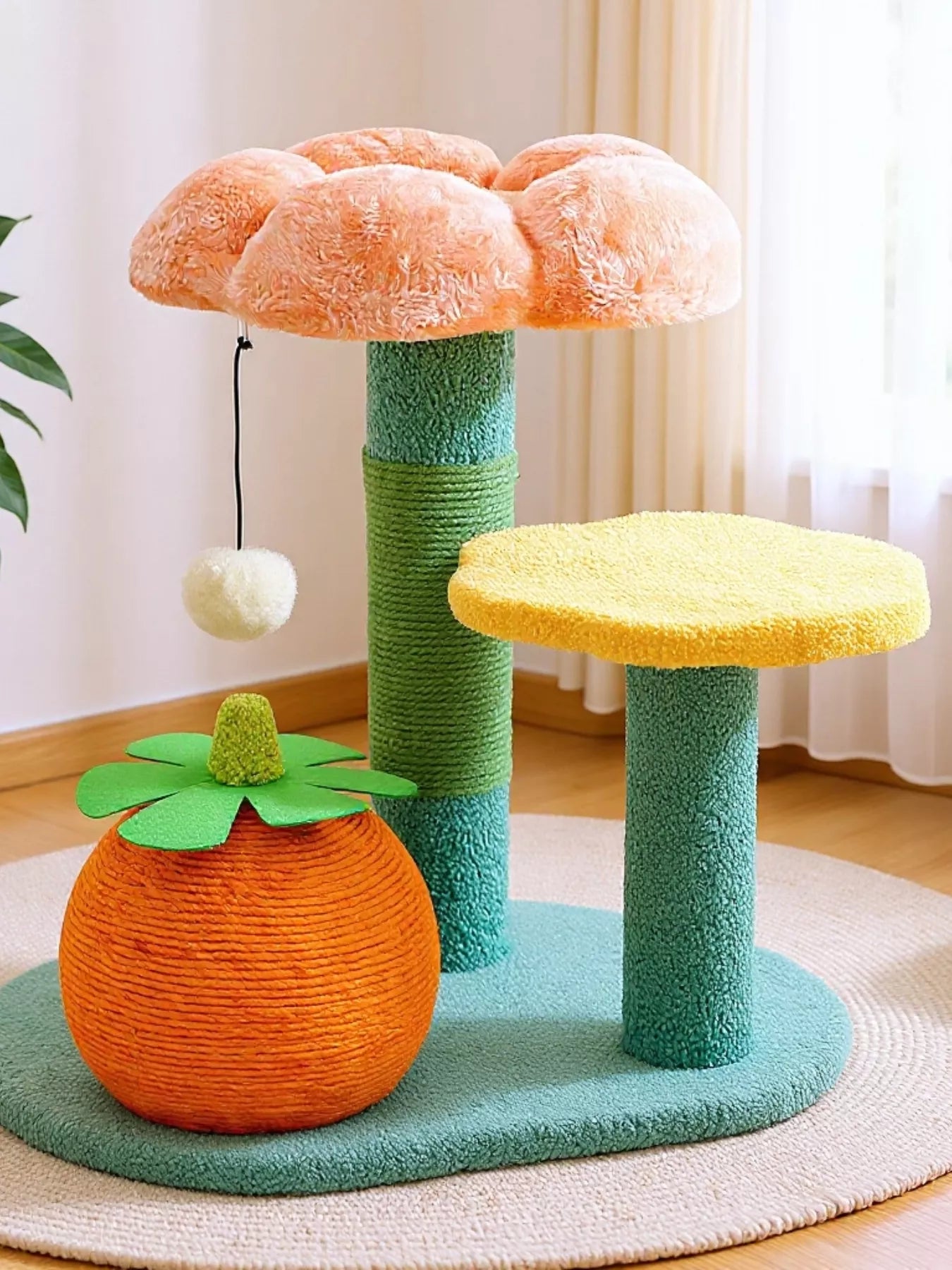 Soft Plush Sisal Cat Scratching Post – view 4