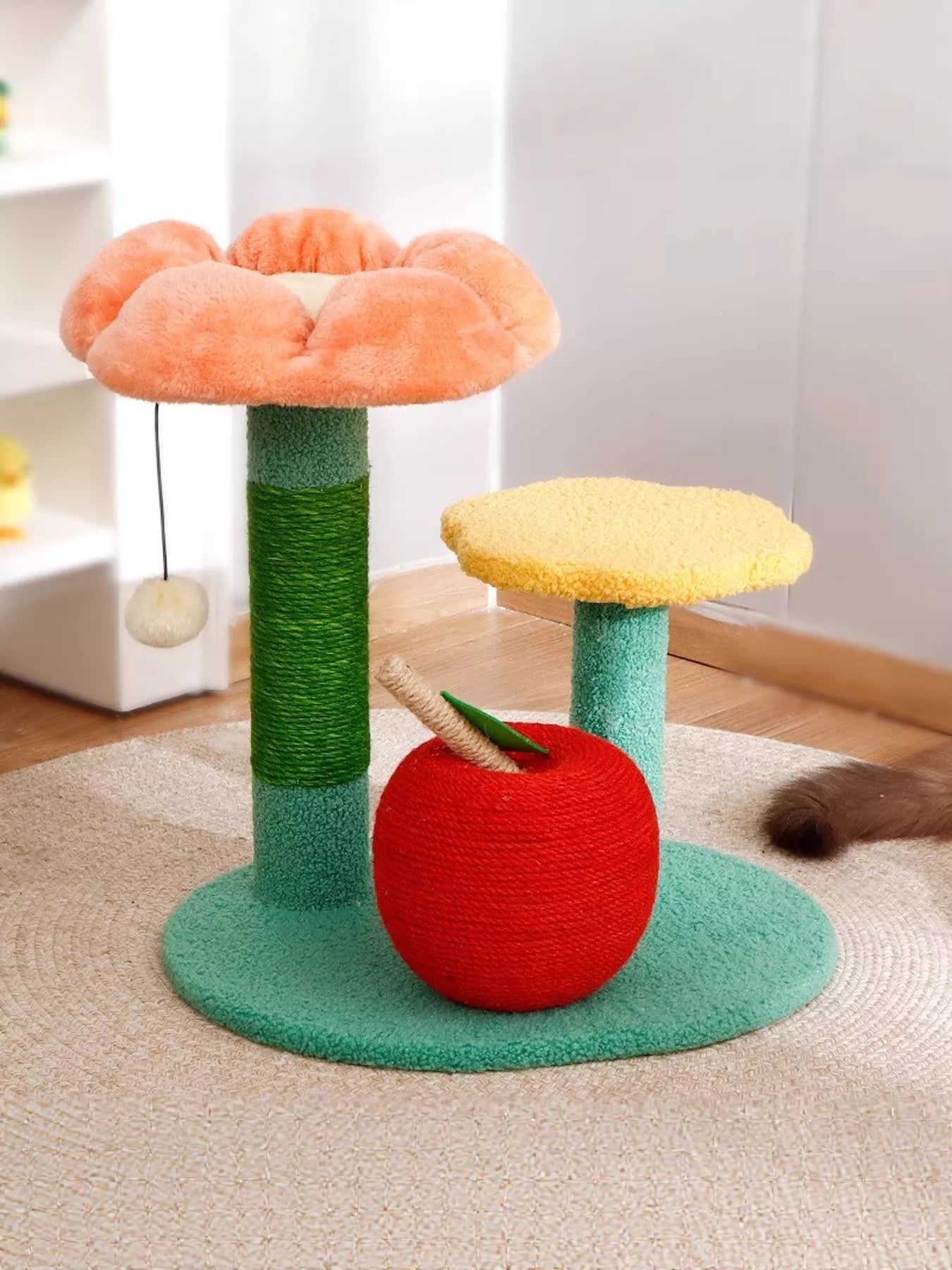 Soft Plush Sisal Cat Scratching Post – view 7