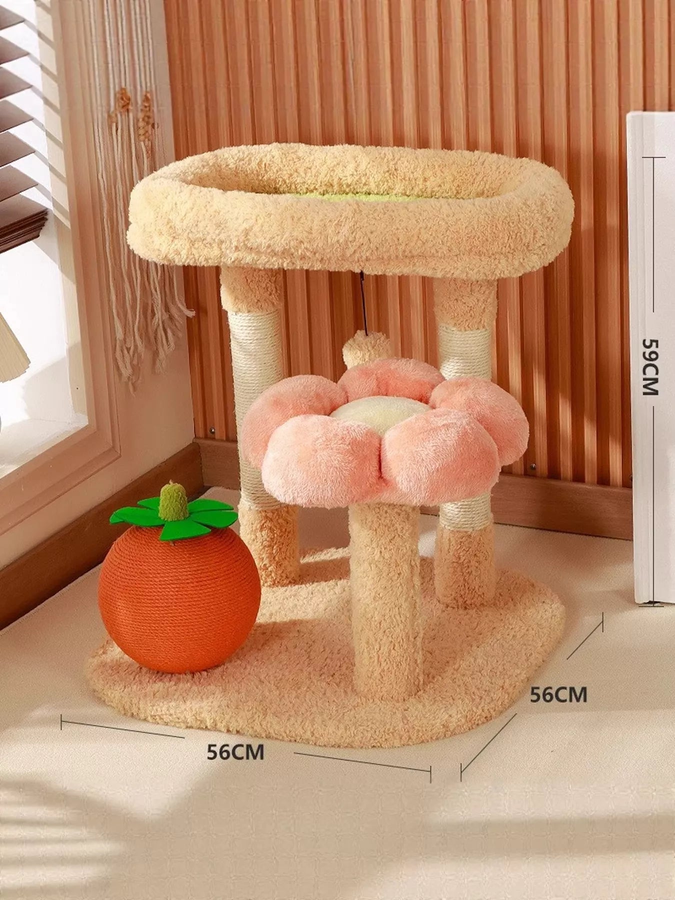 Soft Plush Sisal Cat Scratching Post – view 8