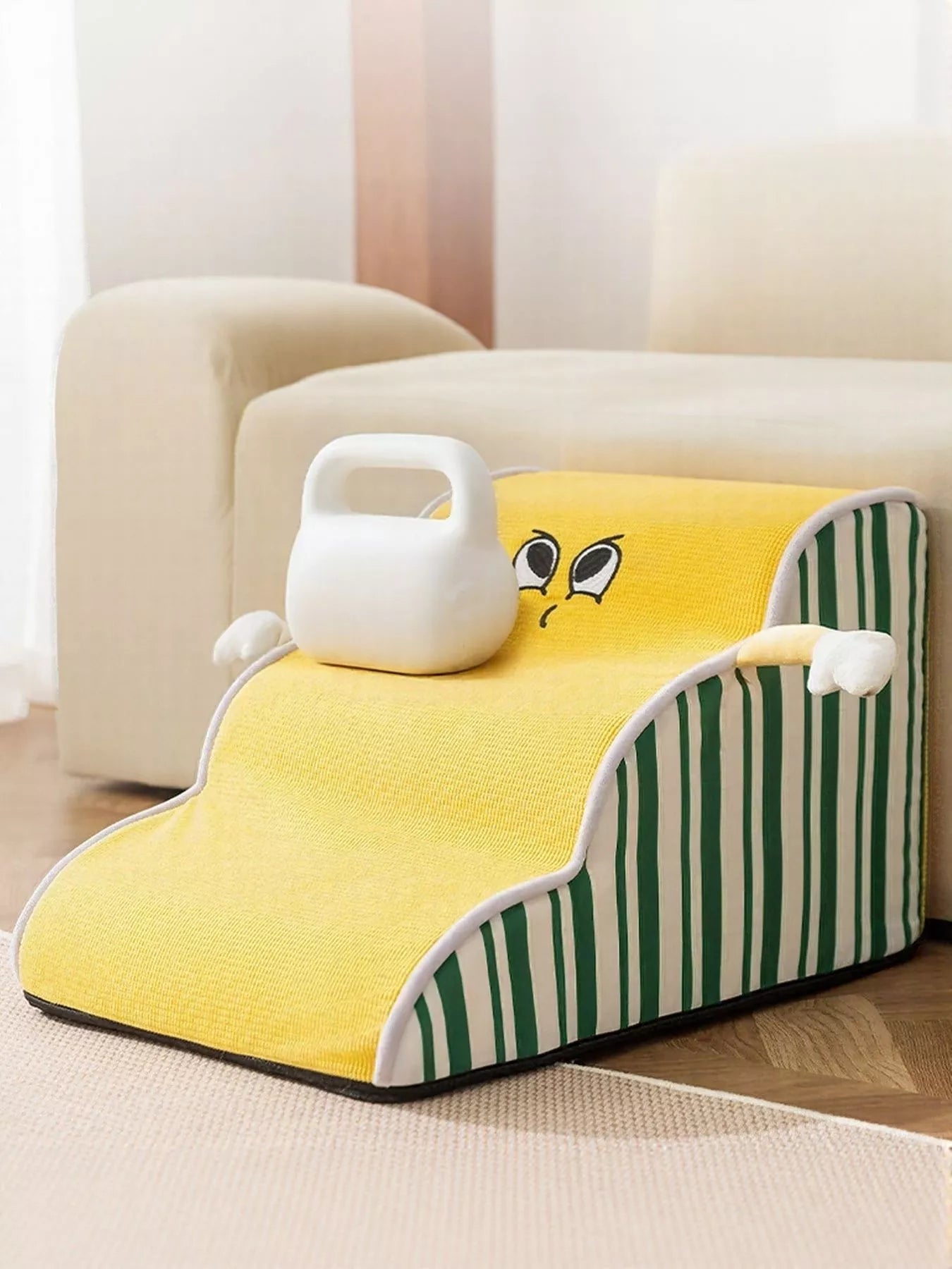 Soft Polyester Pet Stairs for Bed and Sofa – view 3