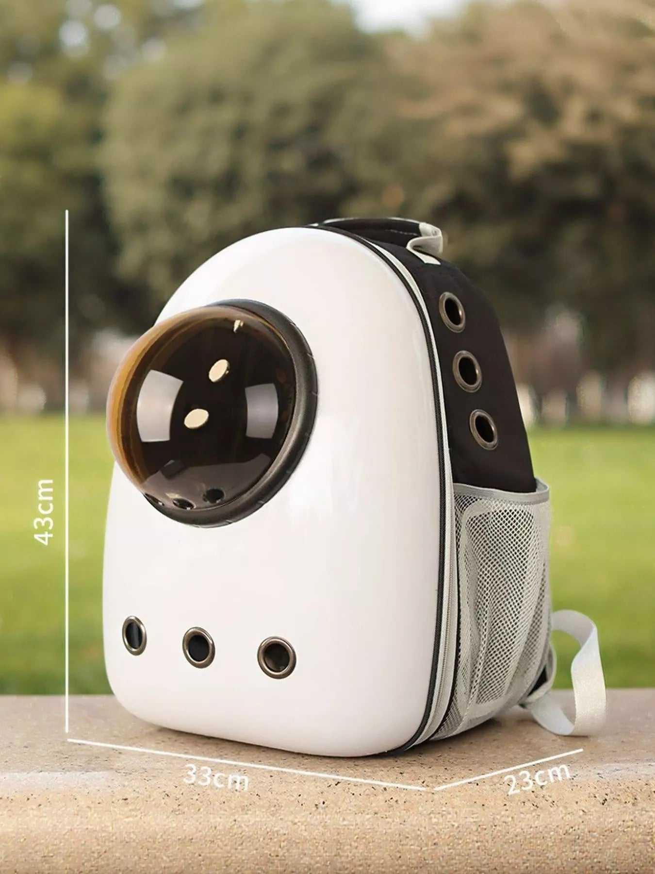 Space Capsule Transparent Pet Carrier Backpack – Large Bubble Window Backpack for Cats & Dogs – view 11