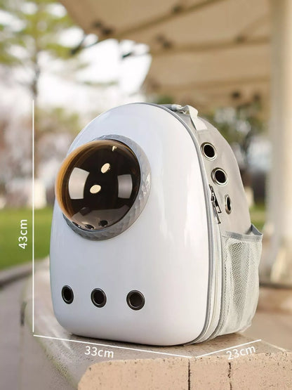 Space Capsule Transparent Pet Carrier Backpack – Large Bubble Window Backpack for Cats & Dogs – view 7