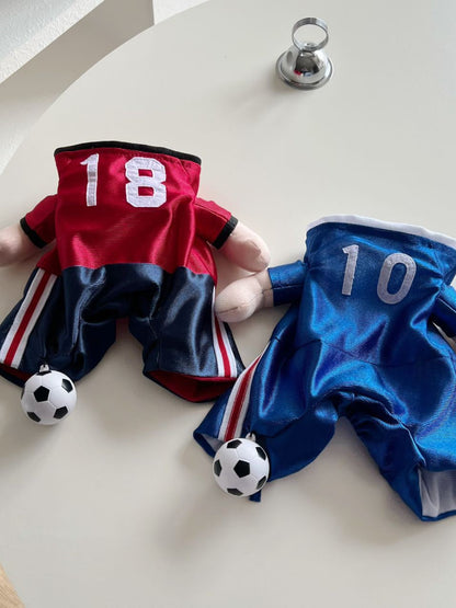 Sporty Number Print Pet Jumpsuit – One-Piece Dog & Cat Outfit – view 12