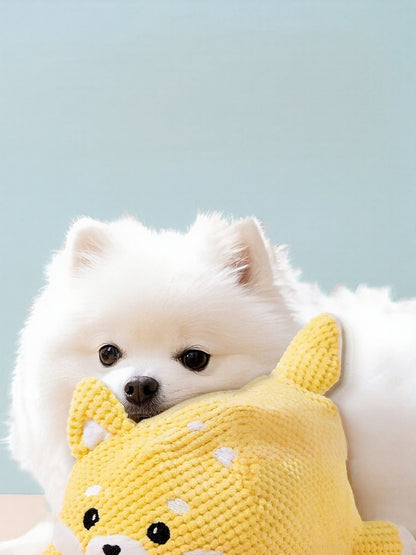 Squeaky Polyester Pet Plush Toy – Soft Interactive Toy for Dogs & Cats, S & L – view 3