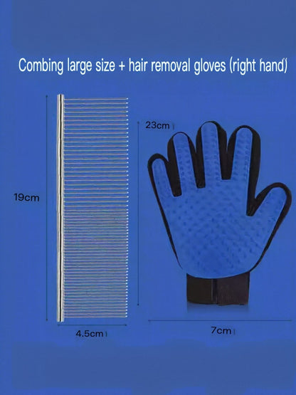 Stainless Steel Pet Grooming Comb for Hair Removal – view 11